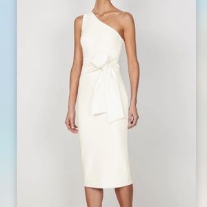 Shona Joy White Cocktail Dress - bridal - bride